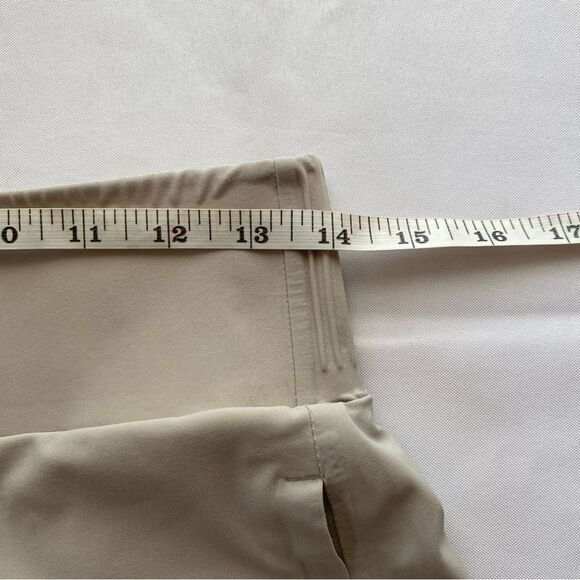 Athleta Light Beige Cosmic Cropped Wide Leg Pants Size Small - Picture 13 of 16